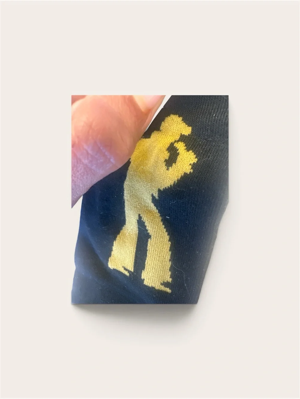 Men's Black Low-Cut Casual Socks with Gold Icon Detail